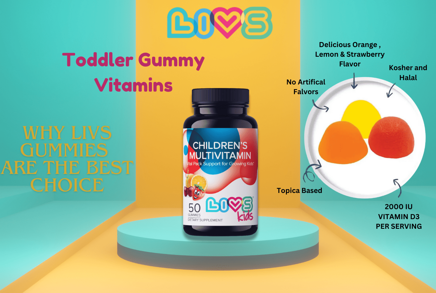 Toddler Gummy Vitamins: Why LIVS Gummies Are the Best Choice - LIVS Gummies