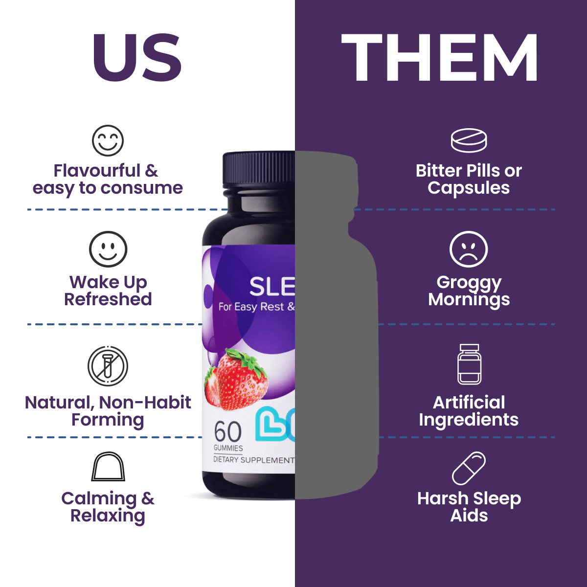 Non-GMO Sleep Gummies