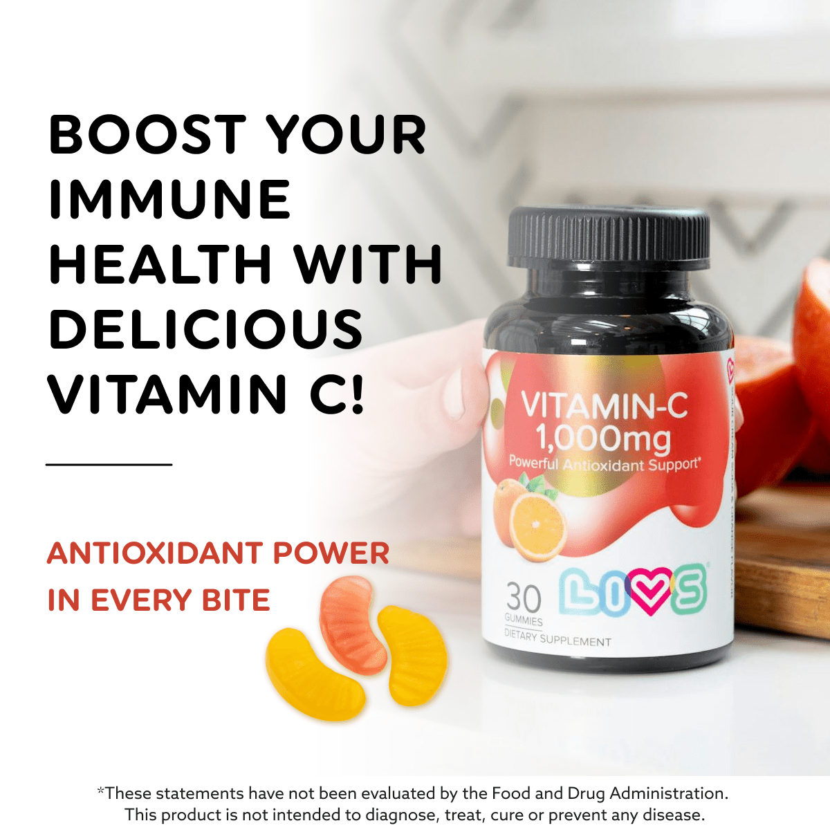 Vitamin C - 1,000mg LIVS Gummies