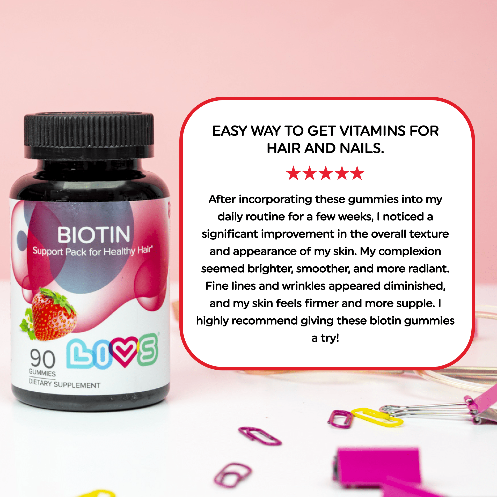 Biotin gummy