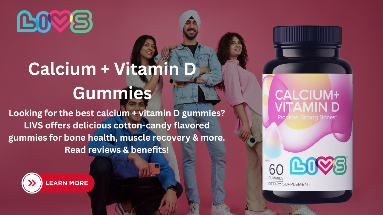 Calcium + Vitamin D gummies
