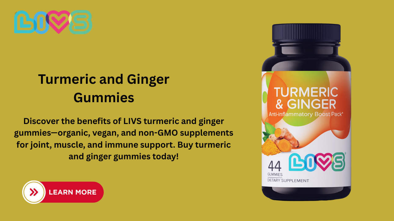 Turmeric and Ginger Gummies