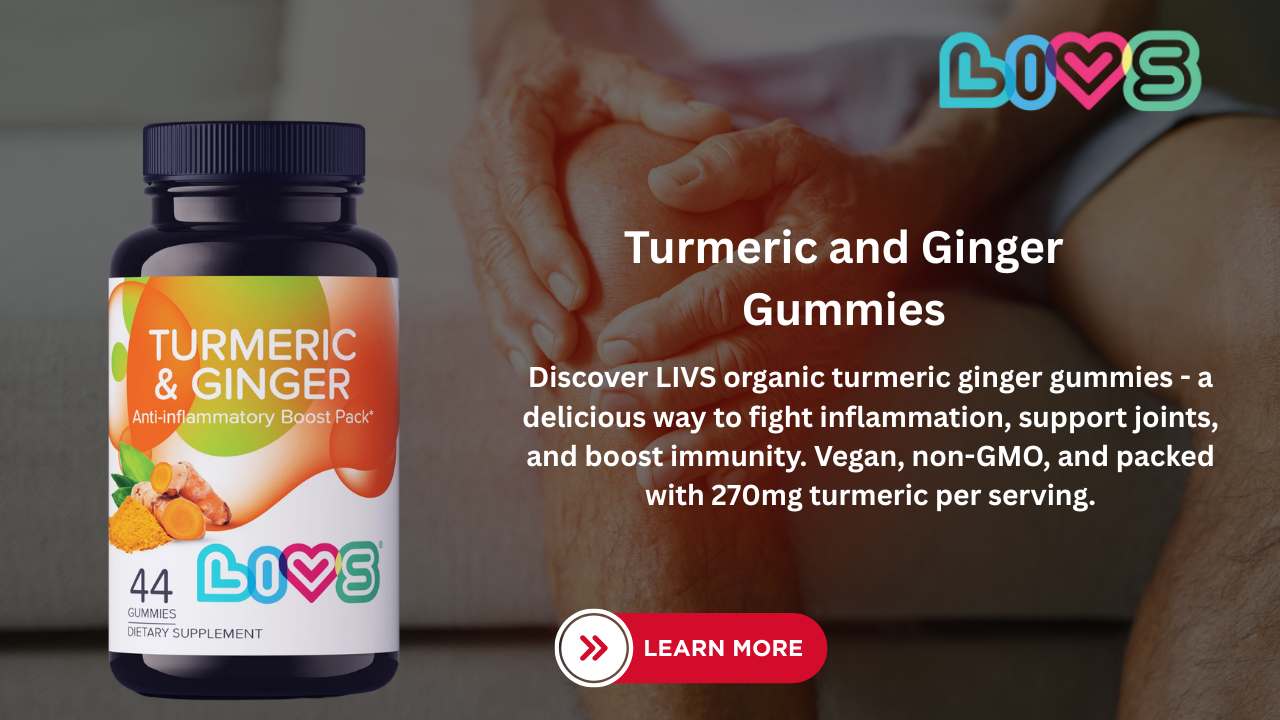 Turmeric & Ginger Gummies: Nature's Anti-Inflammatory Powerhouse