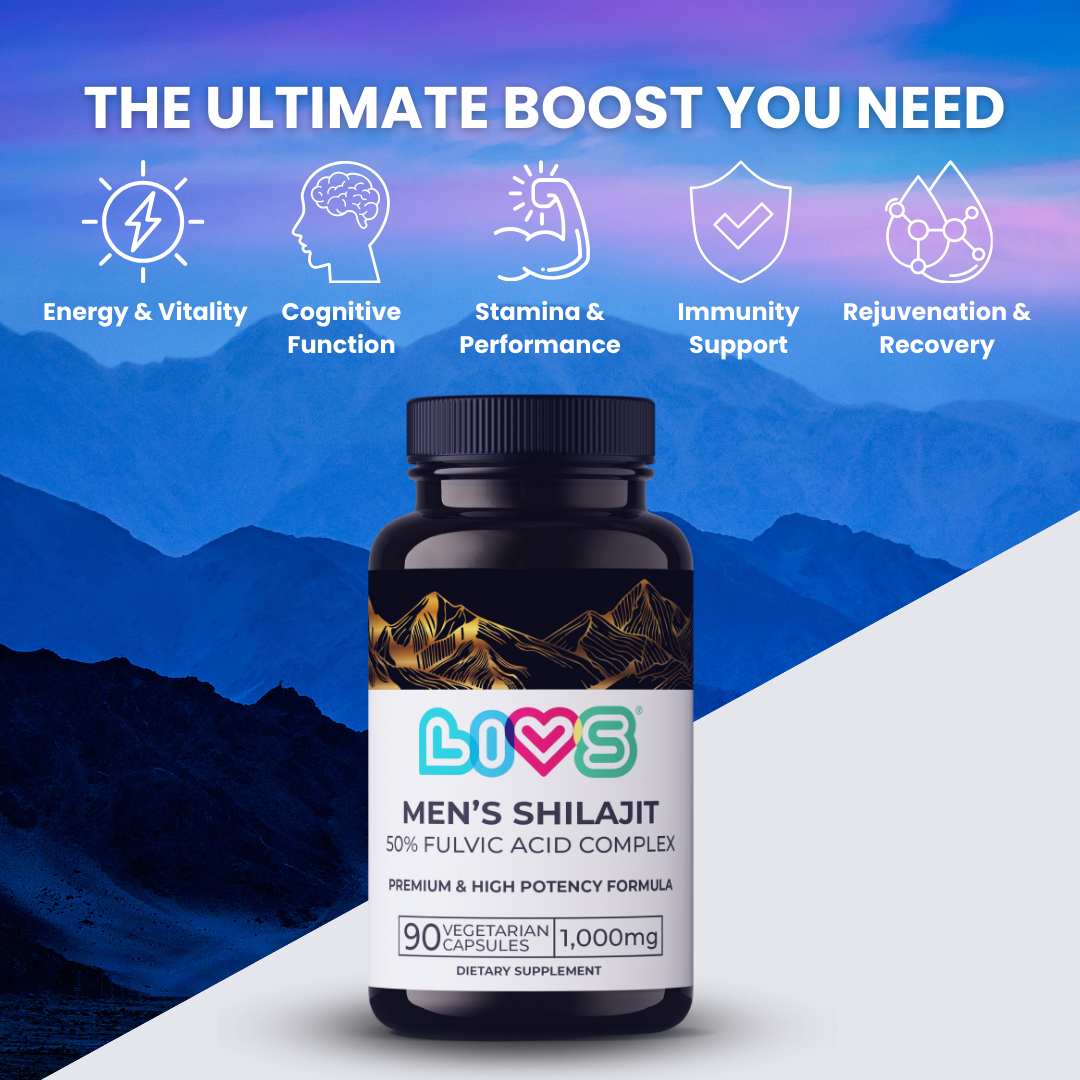 Men's Shilajit LIVS Vitamins