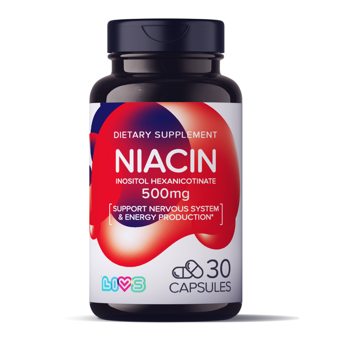 Niacin (Inositol Hexanicotinate) LIVS Vitamins
