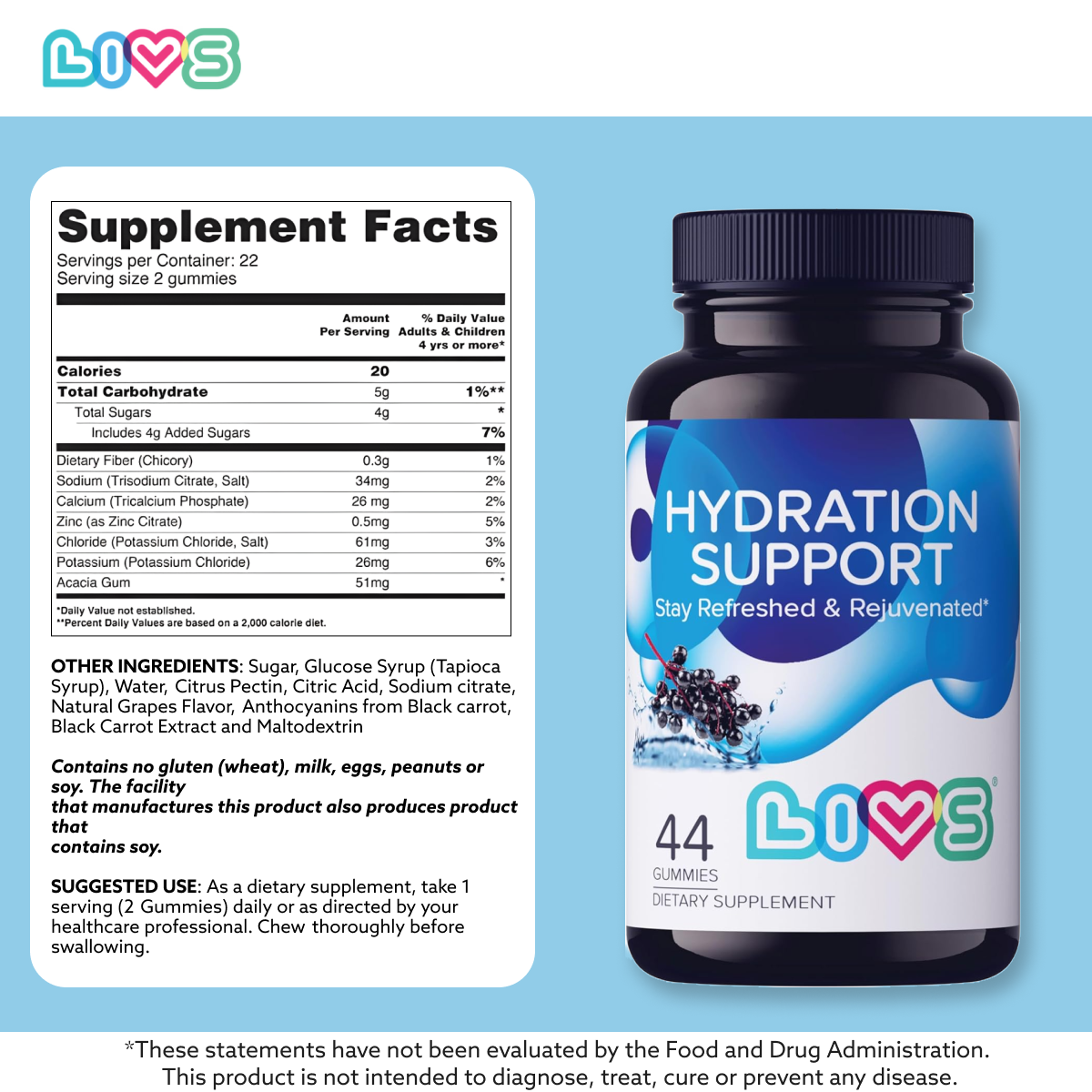 Hydration Support LIVS