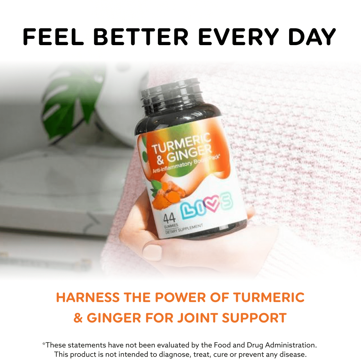Turmeric & Ginger - LIVS Gummies
